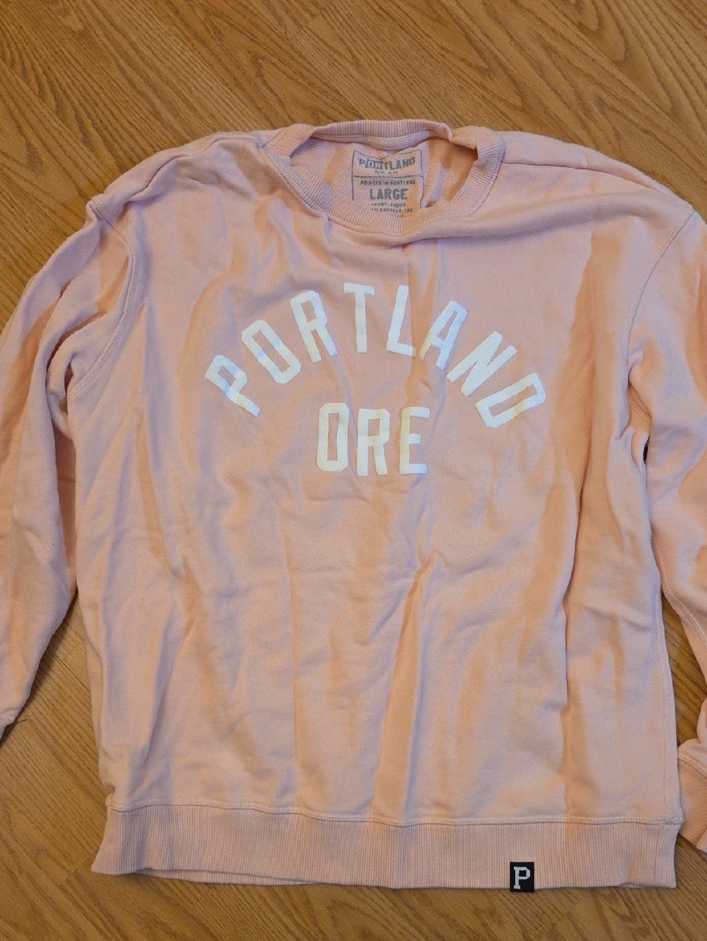 PORTLAND ORE Pink Crewneck Sweatshirt by Portland Gear